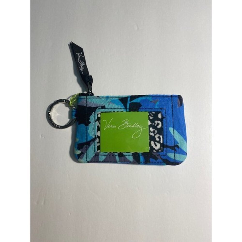 Vera Bradley Zip Id‎ Case and Lanyard in Camofloral 0699